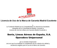 Marca de Garantía Madrid Excelente