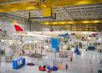 El A350 de Iberia ya tiene alas