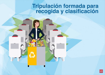 El proyecto LIFE Zero Cabin Waste para el reciclaje de residuos se implanta en los vuelos nacionales de Iberia