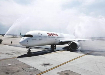 Nuestro Airbus A350 aterriza en Chicago por primera vez