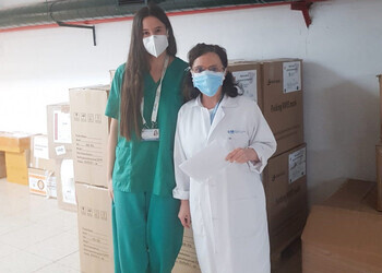 El Corredor Aéreo Sanitario cumple un mes sumando 46,29 millones de equipos de protección para hospitales