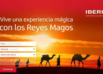 Los Reyes Magos recibieron más de cuatro millones de vídeollamadas a través de la aplicación de Iberia