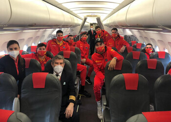 La Selección Española de Baloncesto masculino vuela hoy con Iberia a Katowice