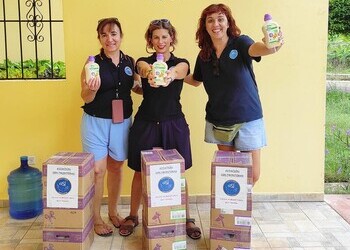 Un viaje solidario de “la leche”