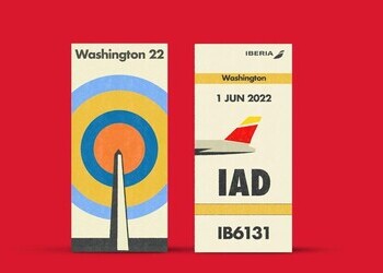 Los NFT despegan en el vuelo inaugural de Iberia a Washington