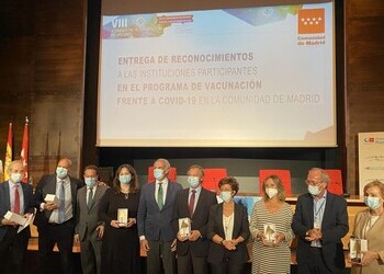 Iberia y Europ Assistance reconocidas por la Comunidad de Madrid por participar en el programa de vacunación frente a la COVID-19