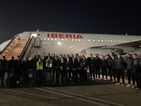 Llegada Selección Balonmano