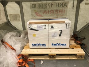 Vacunas transportadas por Iberia