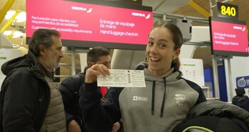 Iberia lleva a Milán a la abanderada de España en los Juegos Paralímpicos de invierno