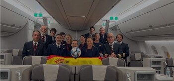 Así será el regreso a España con Iberia de las campeonas del Mundial de Fútbol Femenino