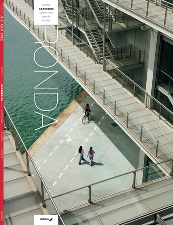 Cantabria, portada de la revista Ronda Iberia de julio-agosto