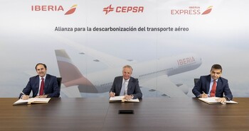 Cepsa y el Grupo Iberia sellan una ambiciosa alianza estratégica para descarbonizar a gran escala el transporte aéreo
