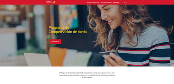 Las empresas que vuelen con Iberia podrán compensar sus emisiones