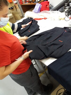 Reciclaje uniformes