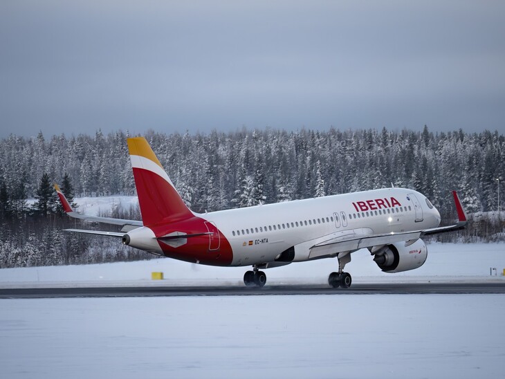 2023-12-2 Rovaniemi Airport New Route with Iberia 6 photo Simo Vilhunen