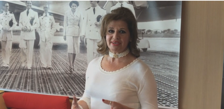 Begoña Ontiveros, sobrecargo largo radio