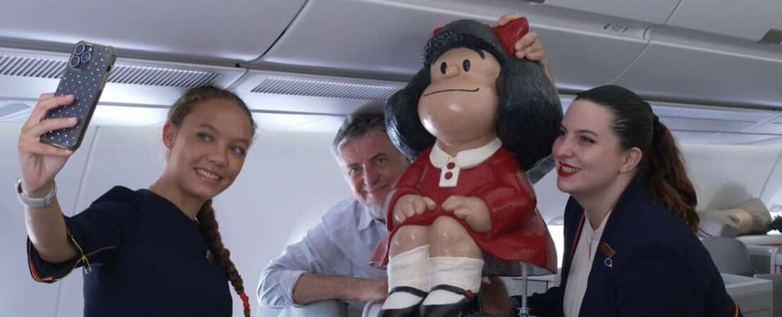Mafalda, una pasajera muy especial